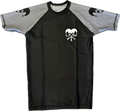 JKR Short Sleeve Rashguard Black and Grey